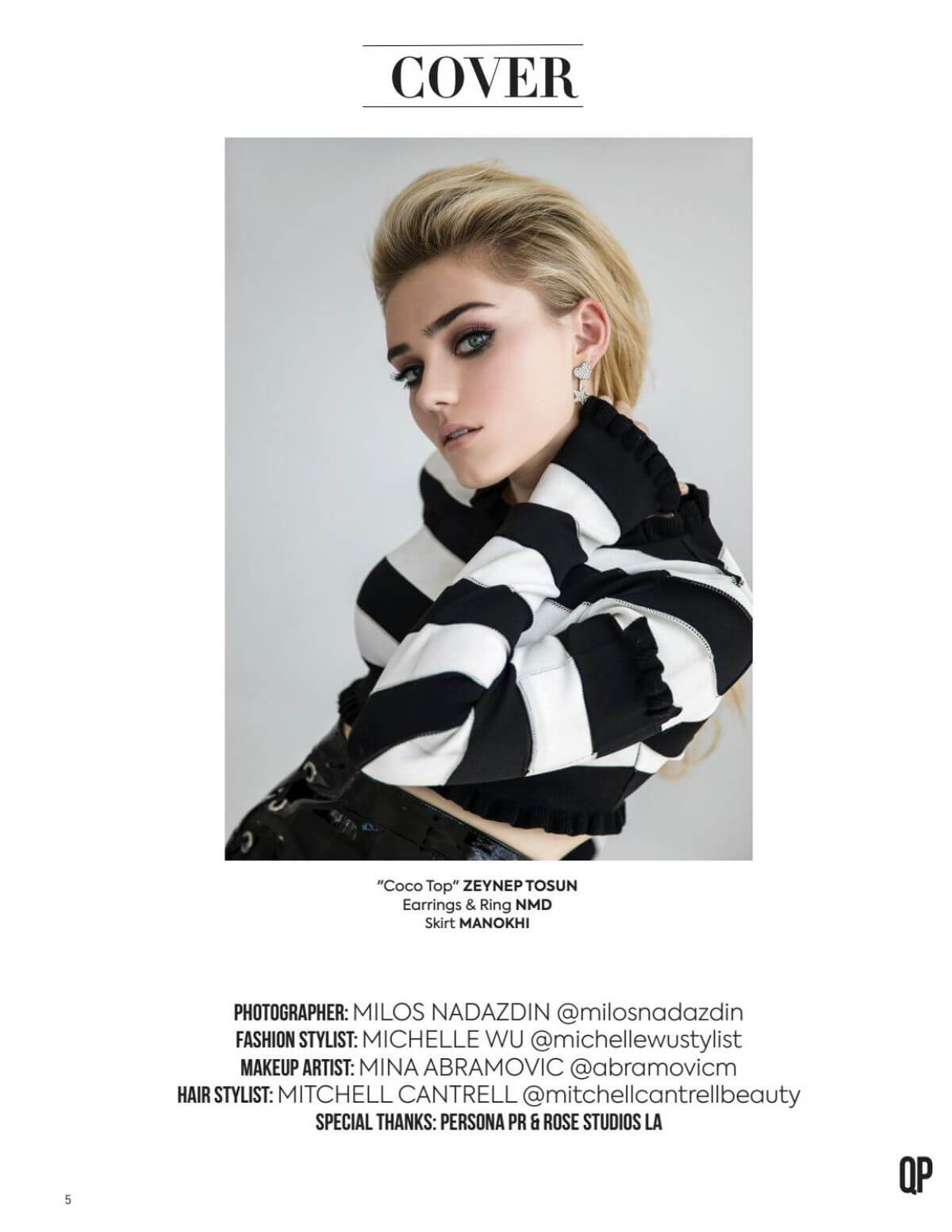 Meg Donnelly in QP Magazine, December 2018