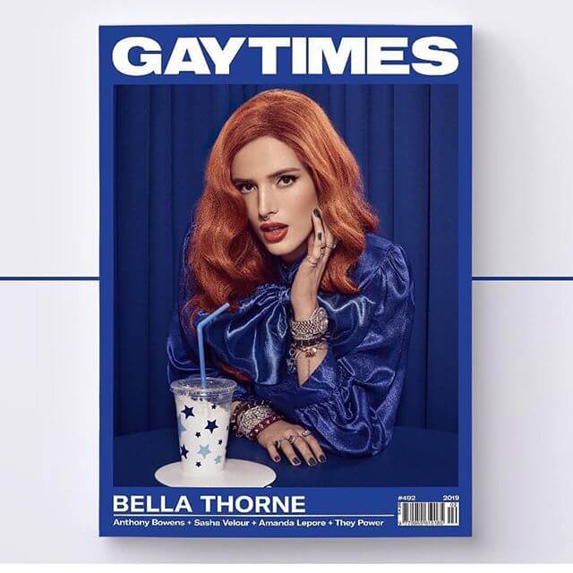 Bella Thorne for GAY TIMES Magazine Photoshoot, February 2019 Issue