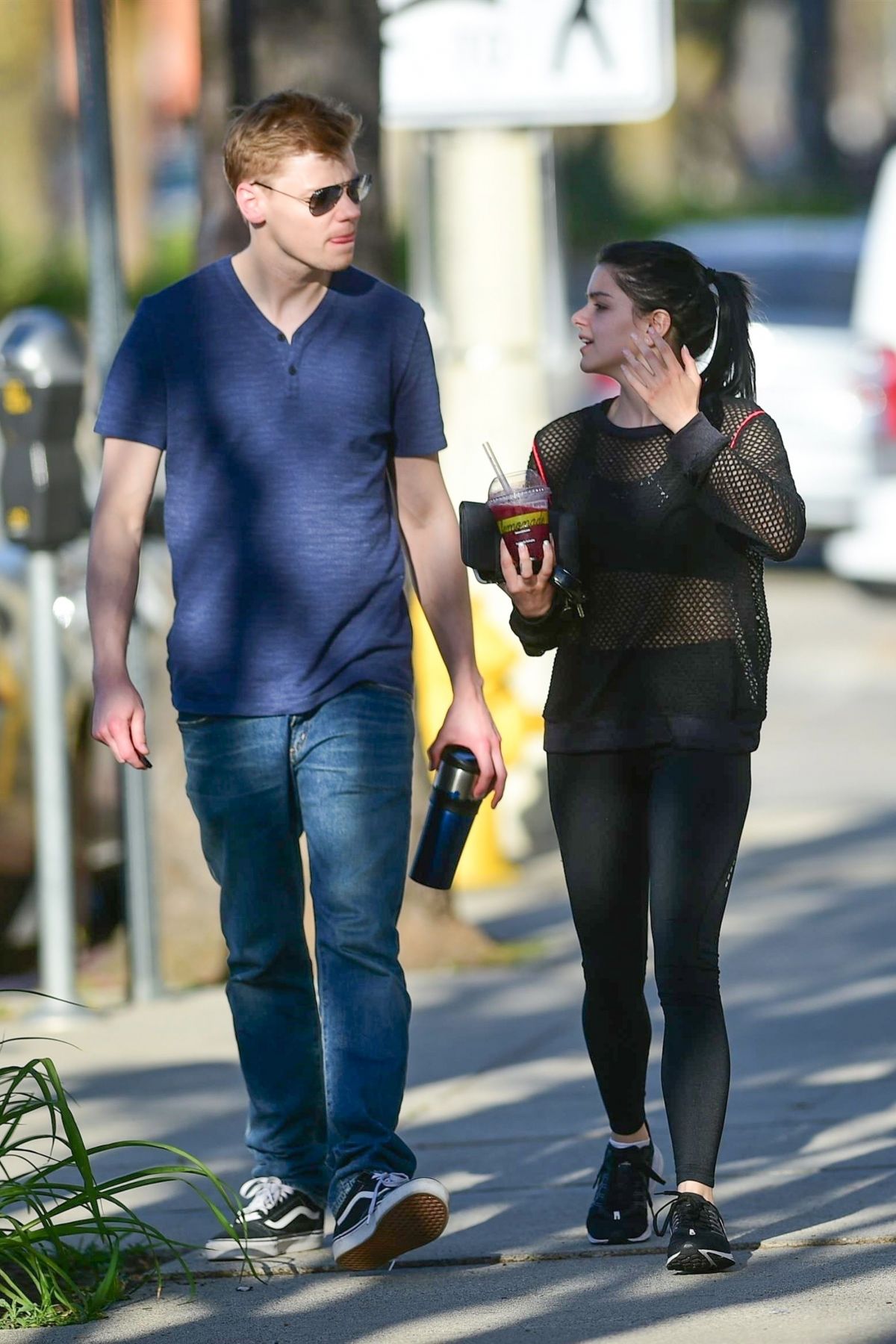 Ariel Winter and Levi Meaden Out in Studio City 2019/04/19