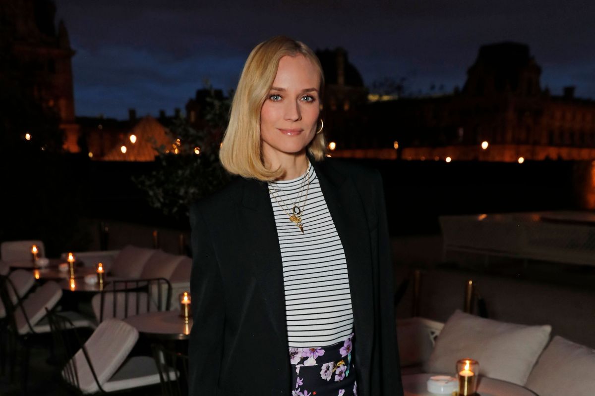 Diane Kruger Out for Dinner at Loulou Restaurant in Paris 2019/04/26