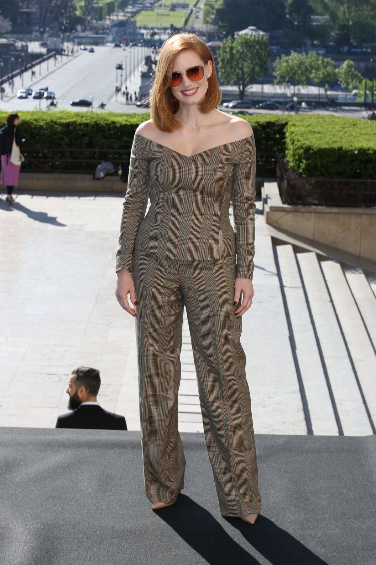 Jessica Chastain at X-Men: Dark Phoenix Photocall in Paris 2019/04/26