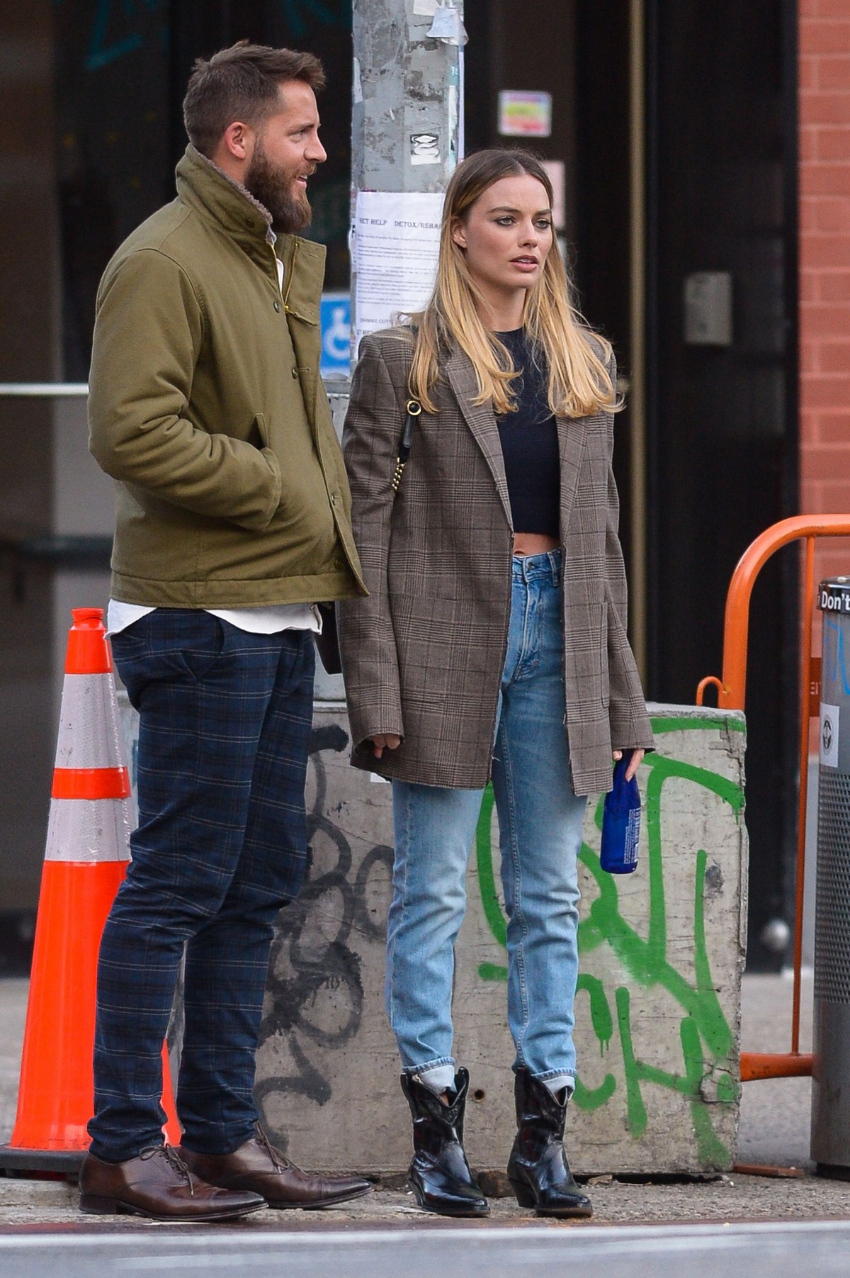 Margot Robbie and Tom Ackerley Out in New York 2019/04/28