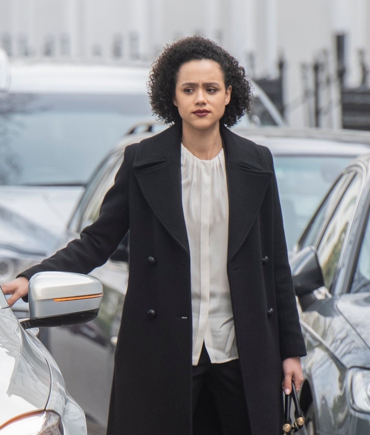 Nathalie Emmanuel at Four Weddings and a funeral TV show in West London 2019/04/23