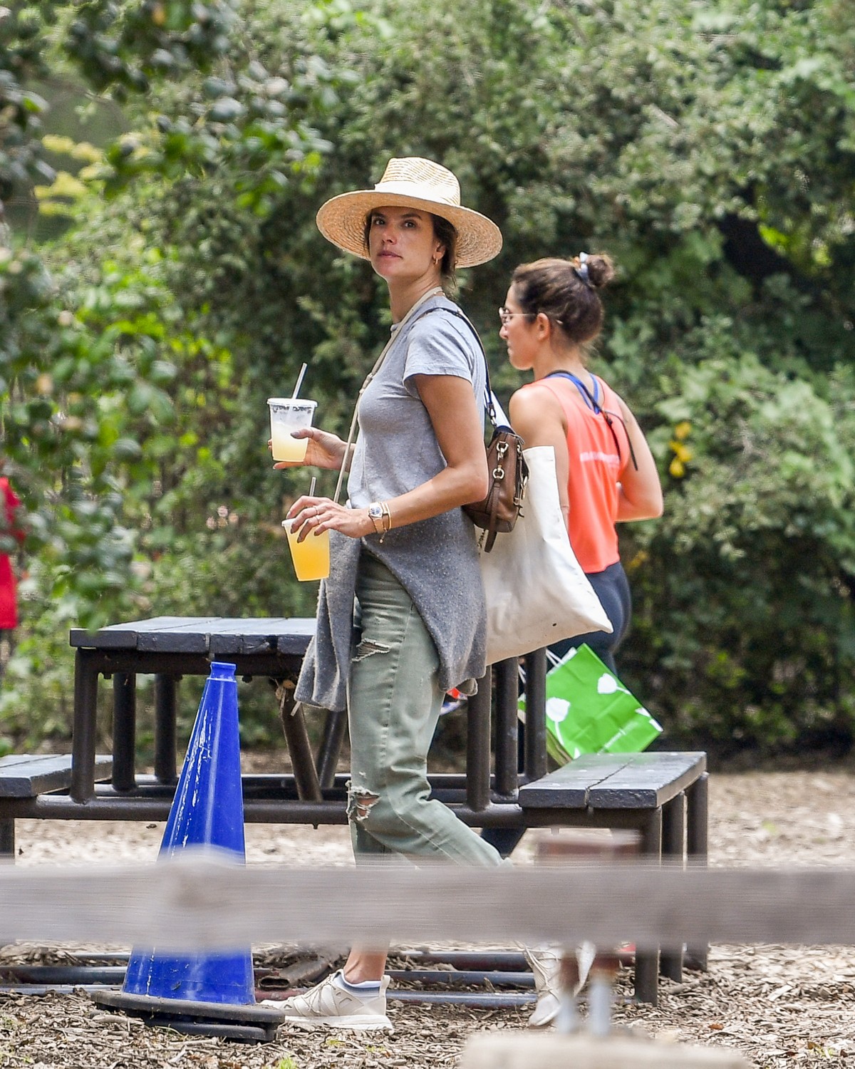 Alessandra Ambrosio at Descanso Gardens in Los Angeles 2019/05/02