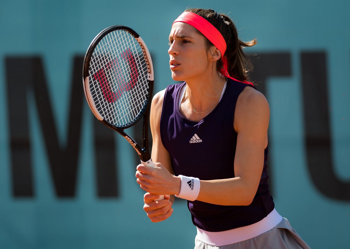 Andrea Petkovic Plays Mutua Madrid Open Tennis Tournament in Madrid 2019/05/04