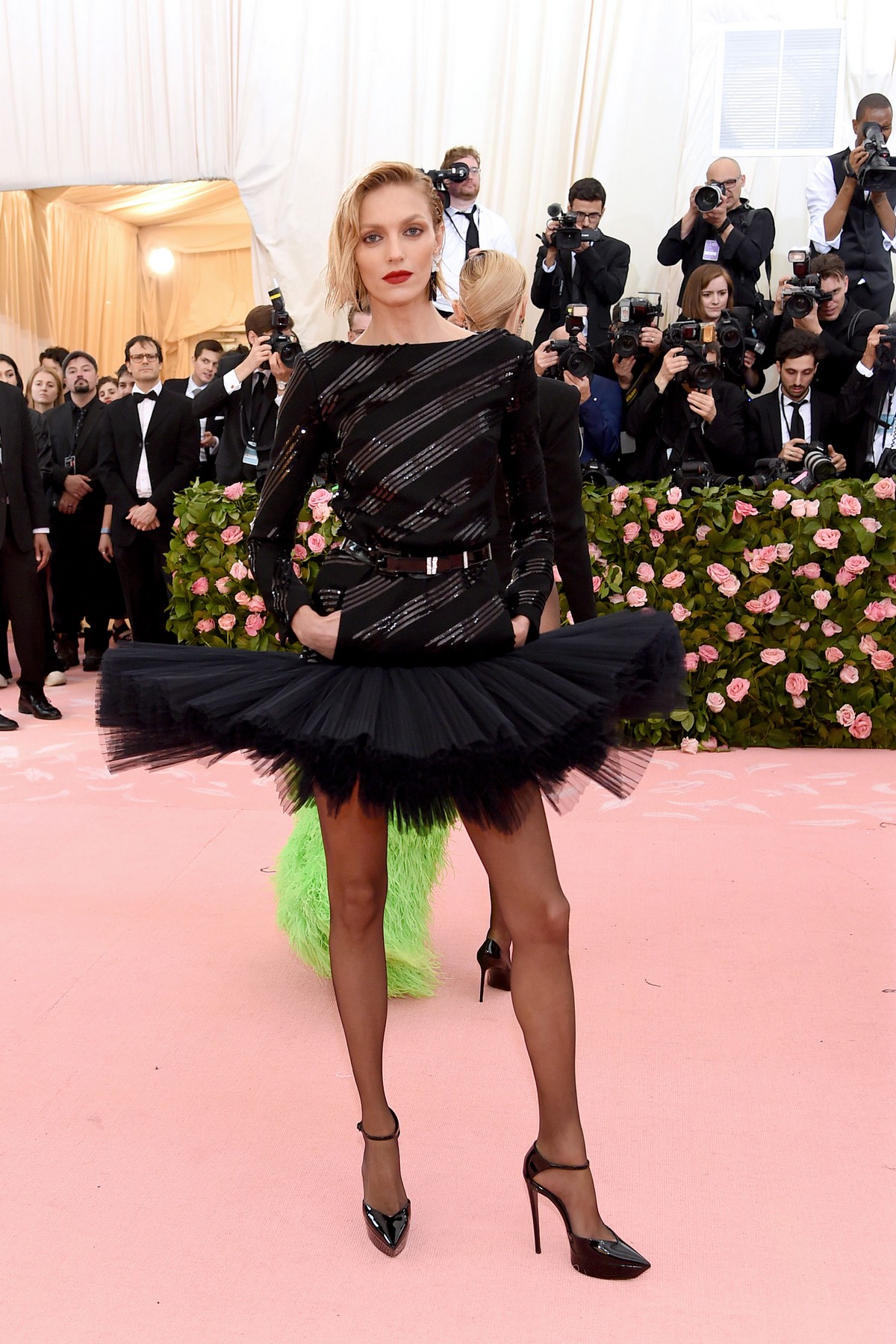 Anja Rubik at 2019 Met Gala in New York City 2019/05/06