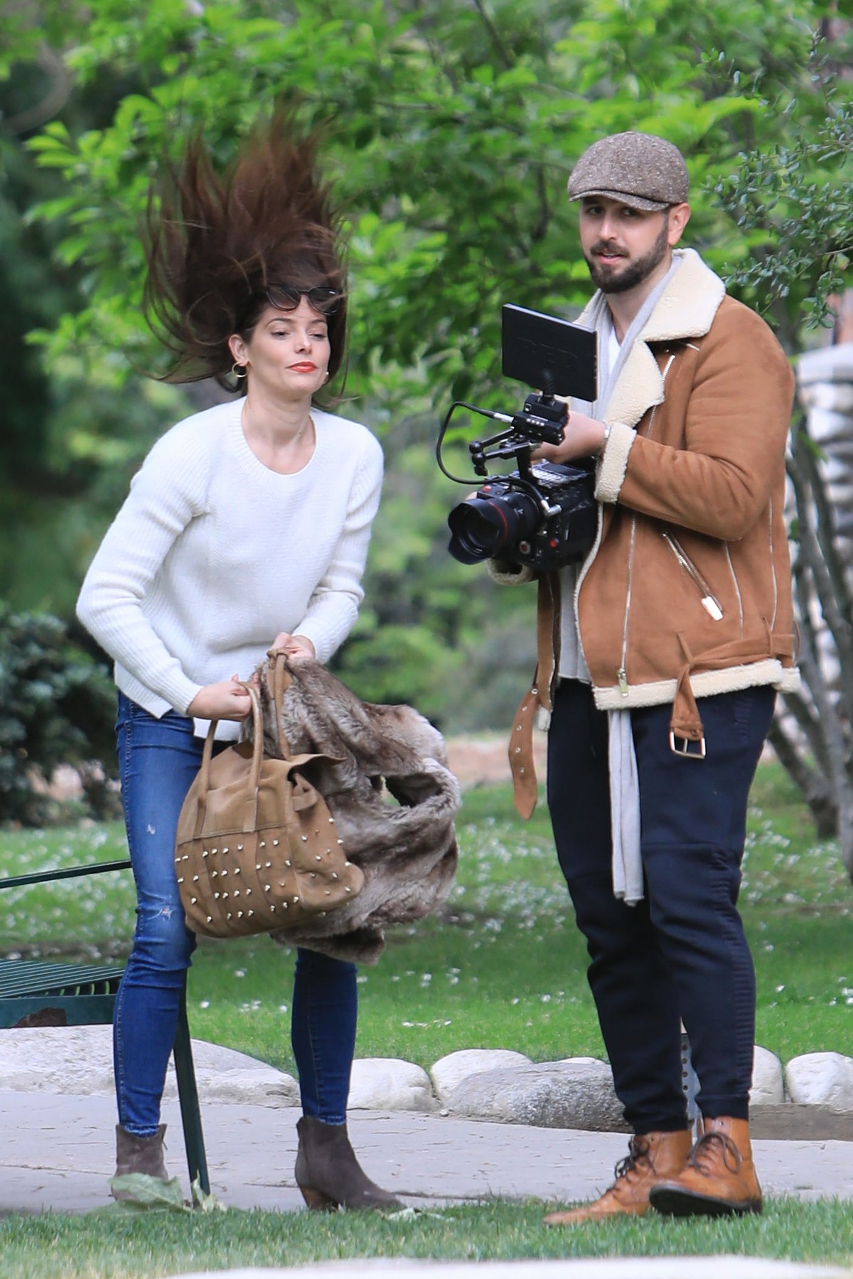 Ashley Greene Outside Photoshoot at The Park in Beverly Hills 2019/05/07