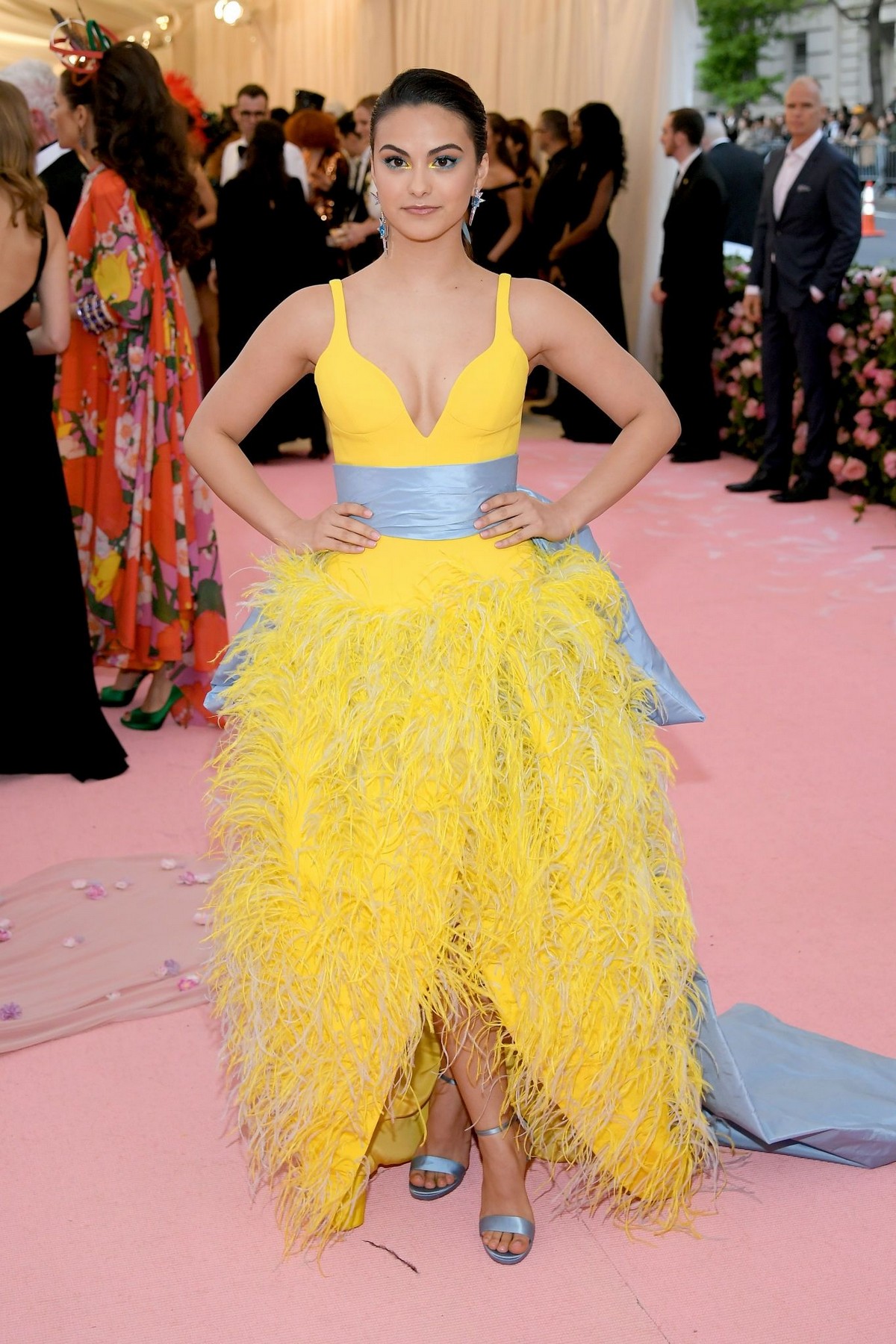 Camila Mendes at The 2019 Met Gala Celebrating Camp: Notes on Fashion in New York 2019/05/06