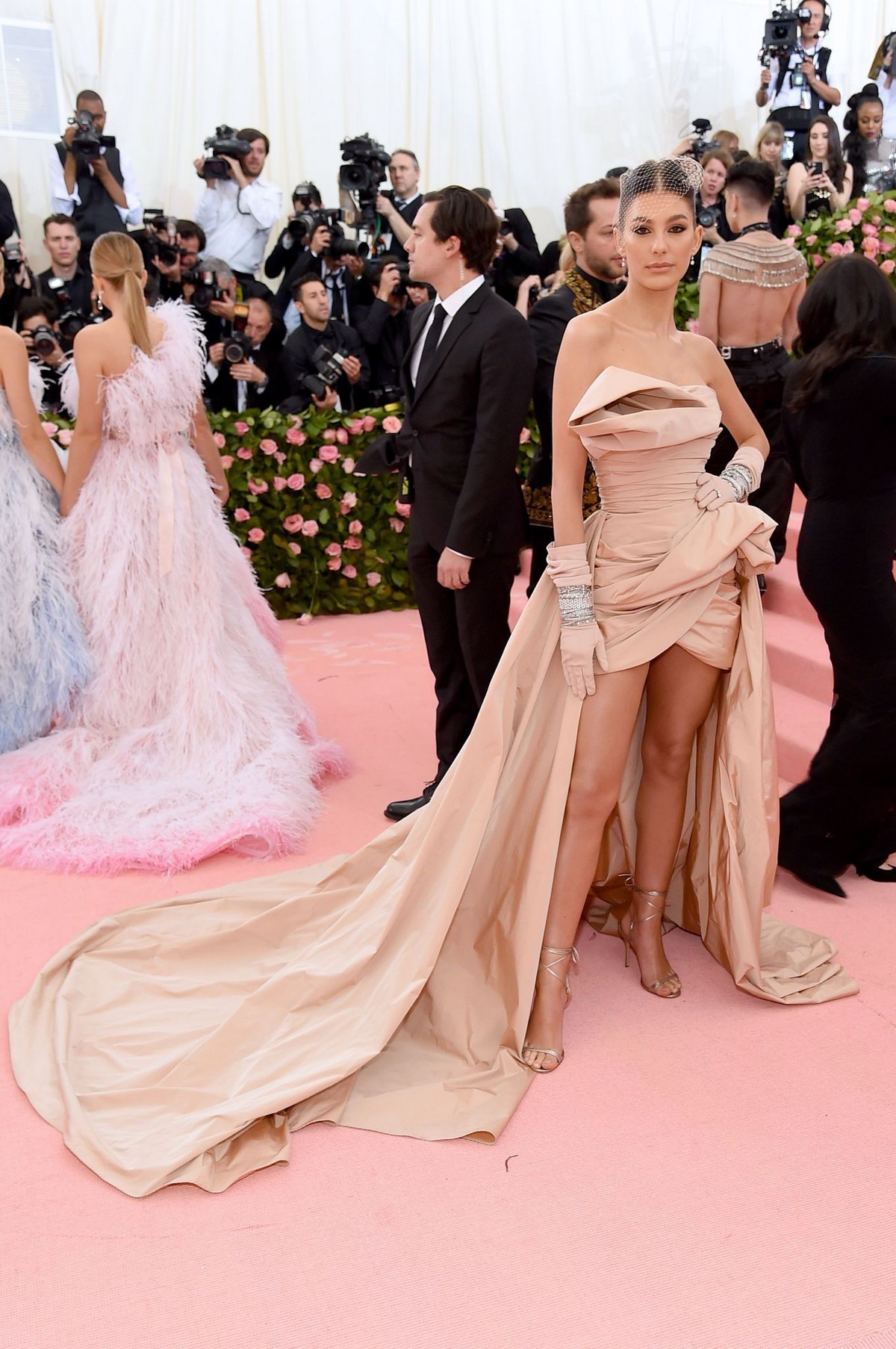 Camila Morrone at The 2019 Met Gala Celebrating Camp: Notes on Fashion in New York 2019/05/06