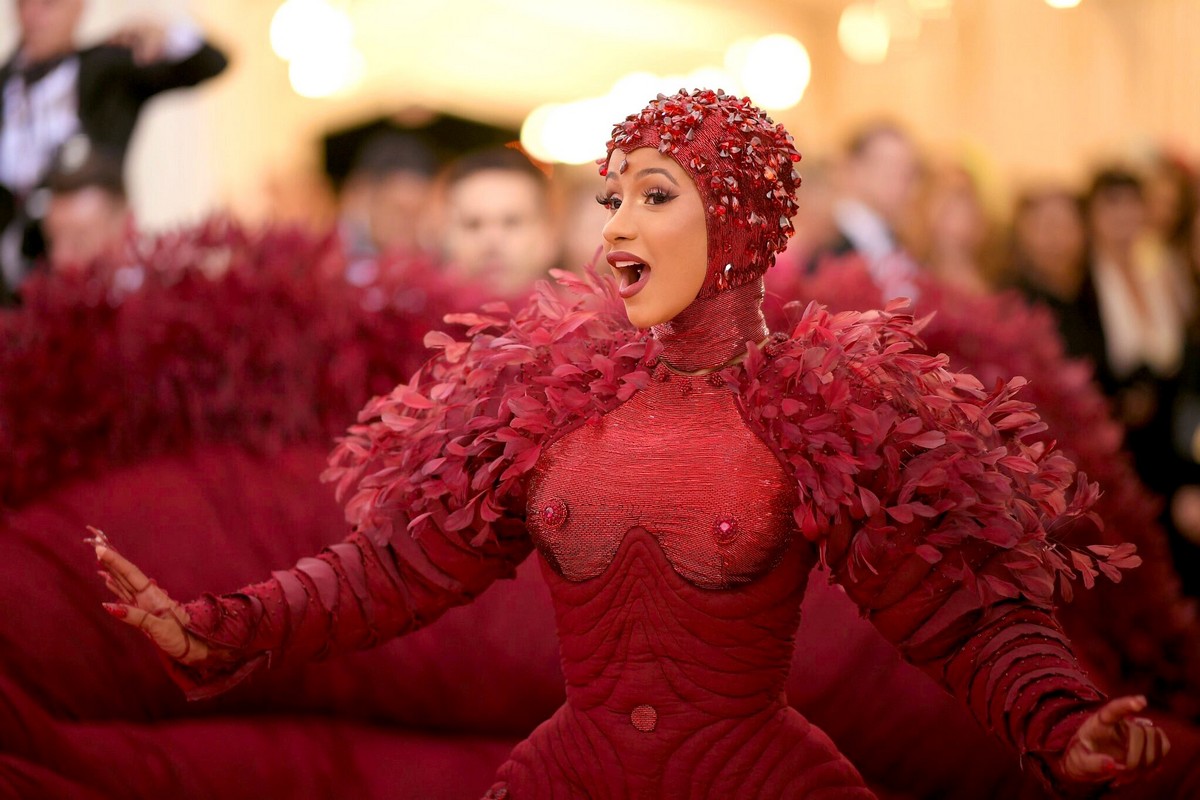 Cardi B at The 2019 Met Gala Celebrating Camp: Notes on Fashion in New York 2019/05/06