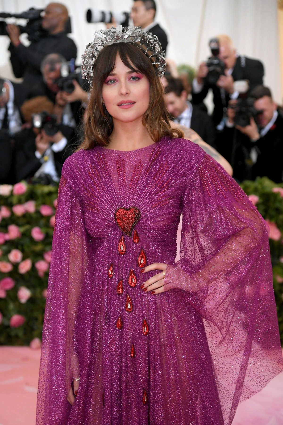 Dakota Johnson at The 2019 Met Gala Celebrating Camp: Notes on Fashion in New York 2019/05/06