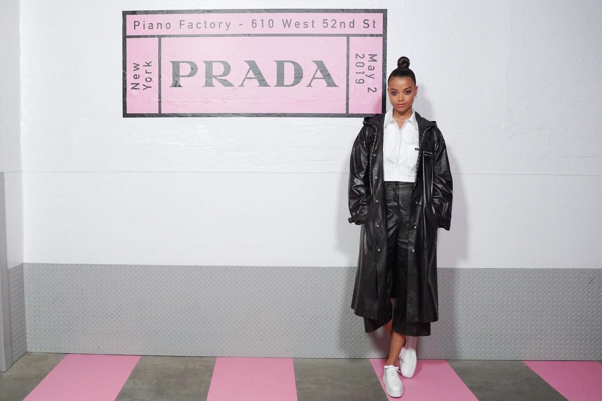 Ella Balinska attends the Prada Resort 2020 Fashion Show in New York City 2019/05/02