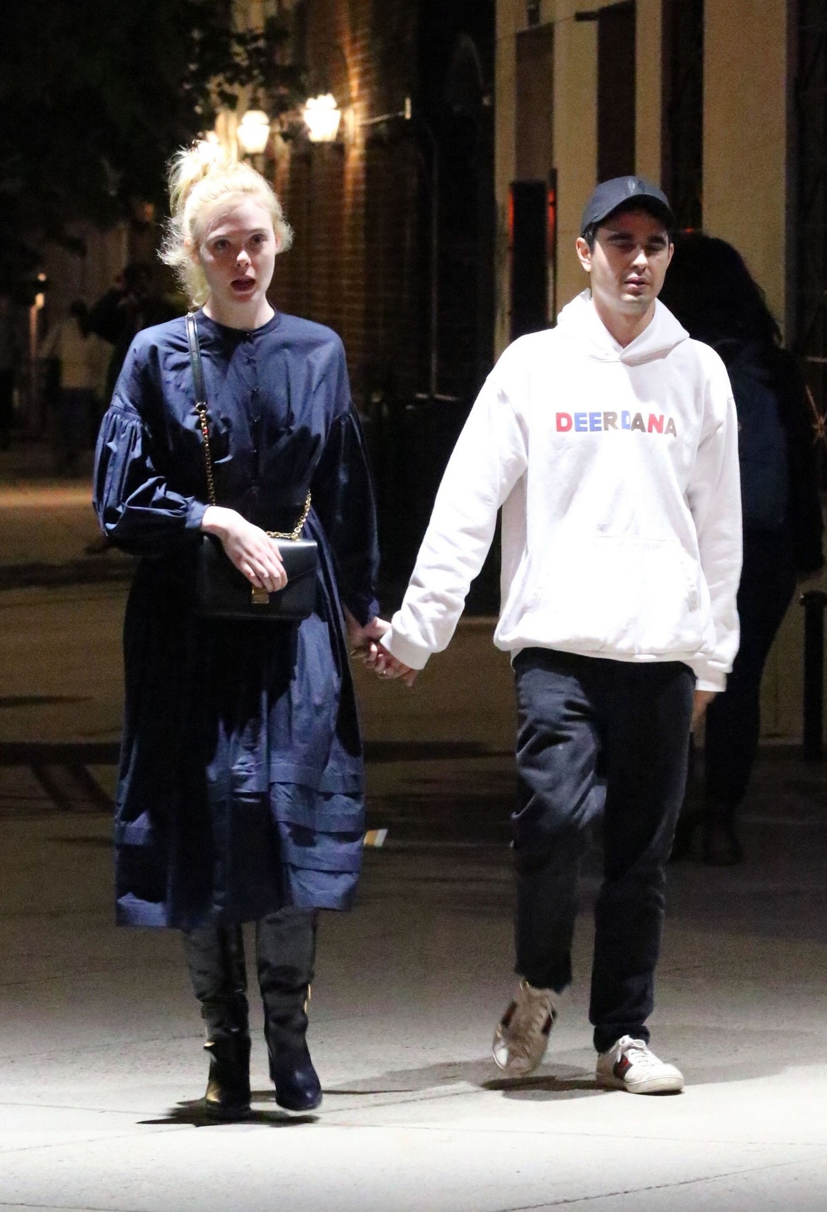 Elle Fanning and Max Minghella Night Out in New York 2019/05/04