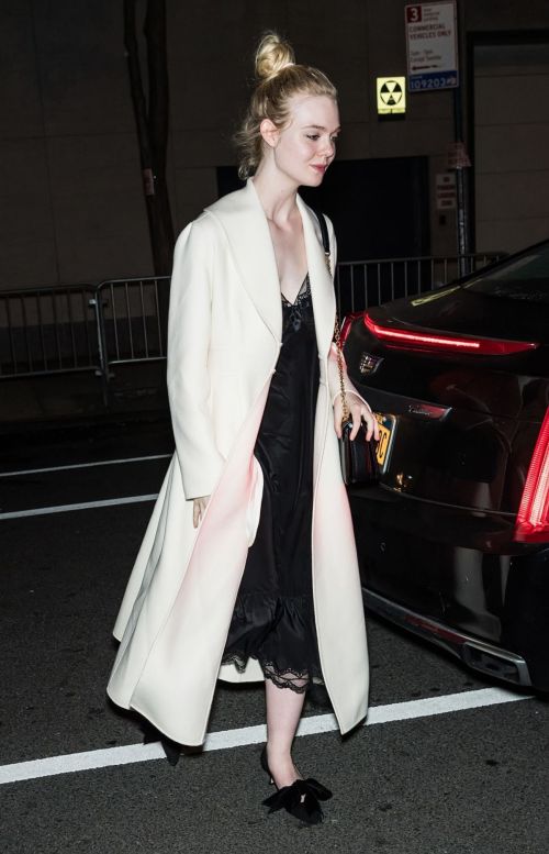 Elle Fanning Arrives at Her Hotel in New York City 2019/05/04 2