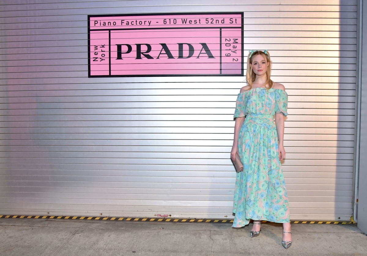 Elle Fanning at Prada Resort 2020 Show in New York City 2019/05/02