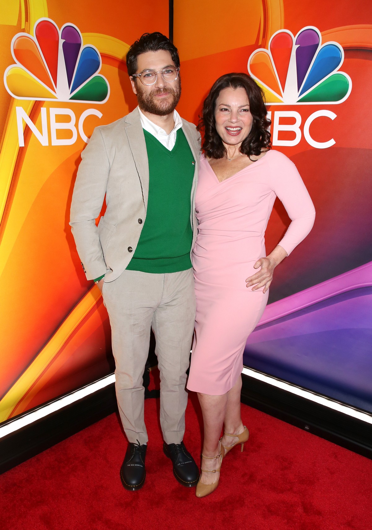 Fran Drescher and Adam Pally at NBCUniversal 2019 Upfront Presentation 2019/05/13