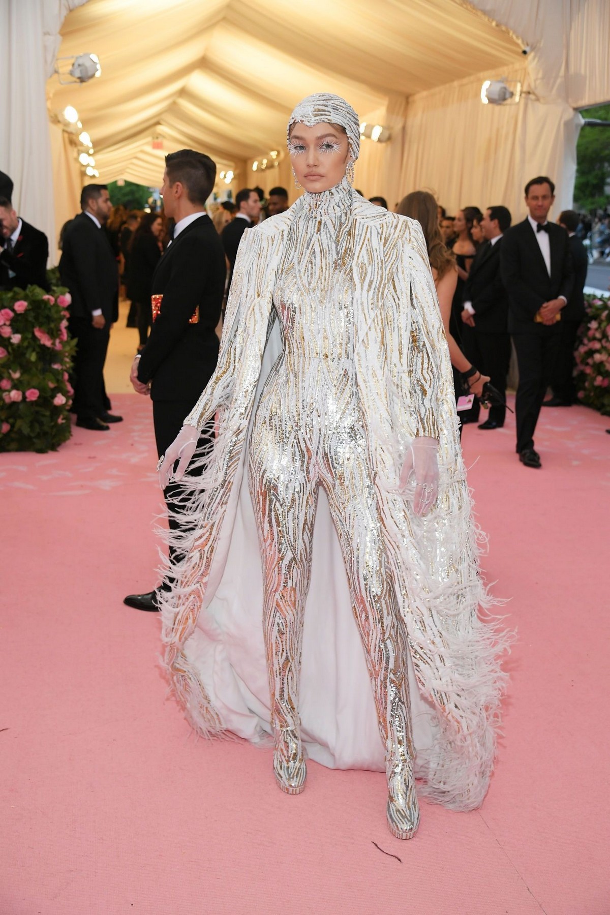 Gigi Hadid at The 2019 Met Gala Celebrating Camp: Notes on Fashion in New York 2019/05/06