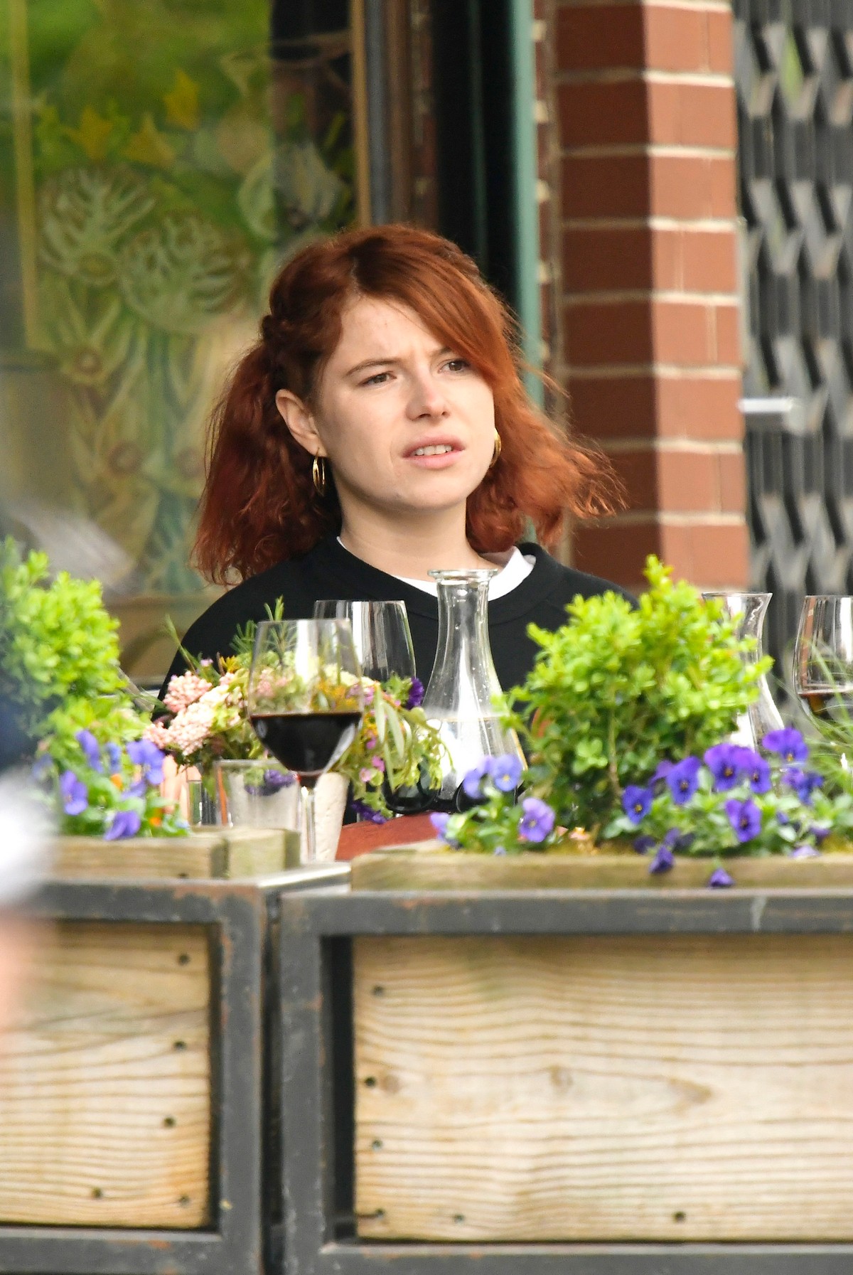 Jessie Buckley at Il Buco Restaurant in the East Village in New York City 2019/04/29