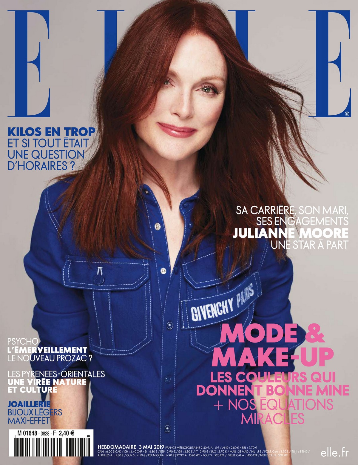 Julianne Moore Photoshoot for Elle France Magazine, May 2019