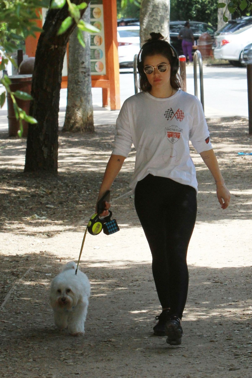 Lucy Hale walk with Her Dog at Los Angeles 2019/05/01 19