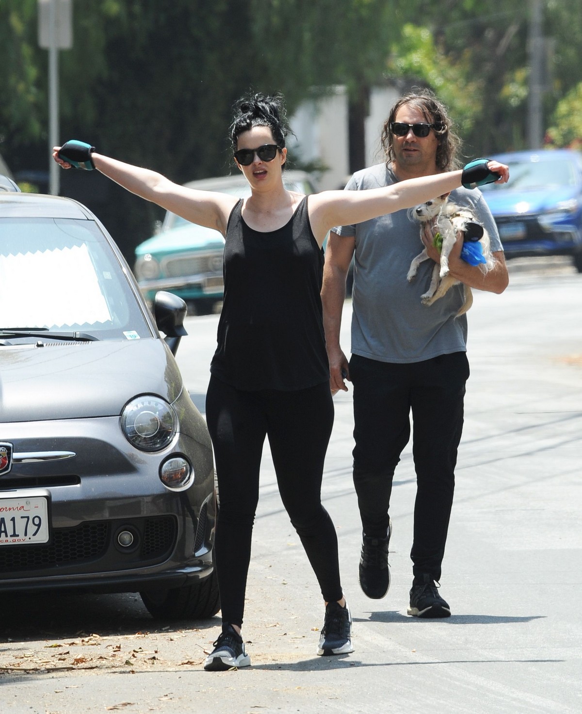 Pregnant Krysten Ritter and Adam Granduciel Out for a Workout in Los Angeles 2019/05/12