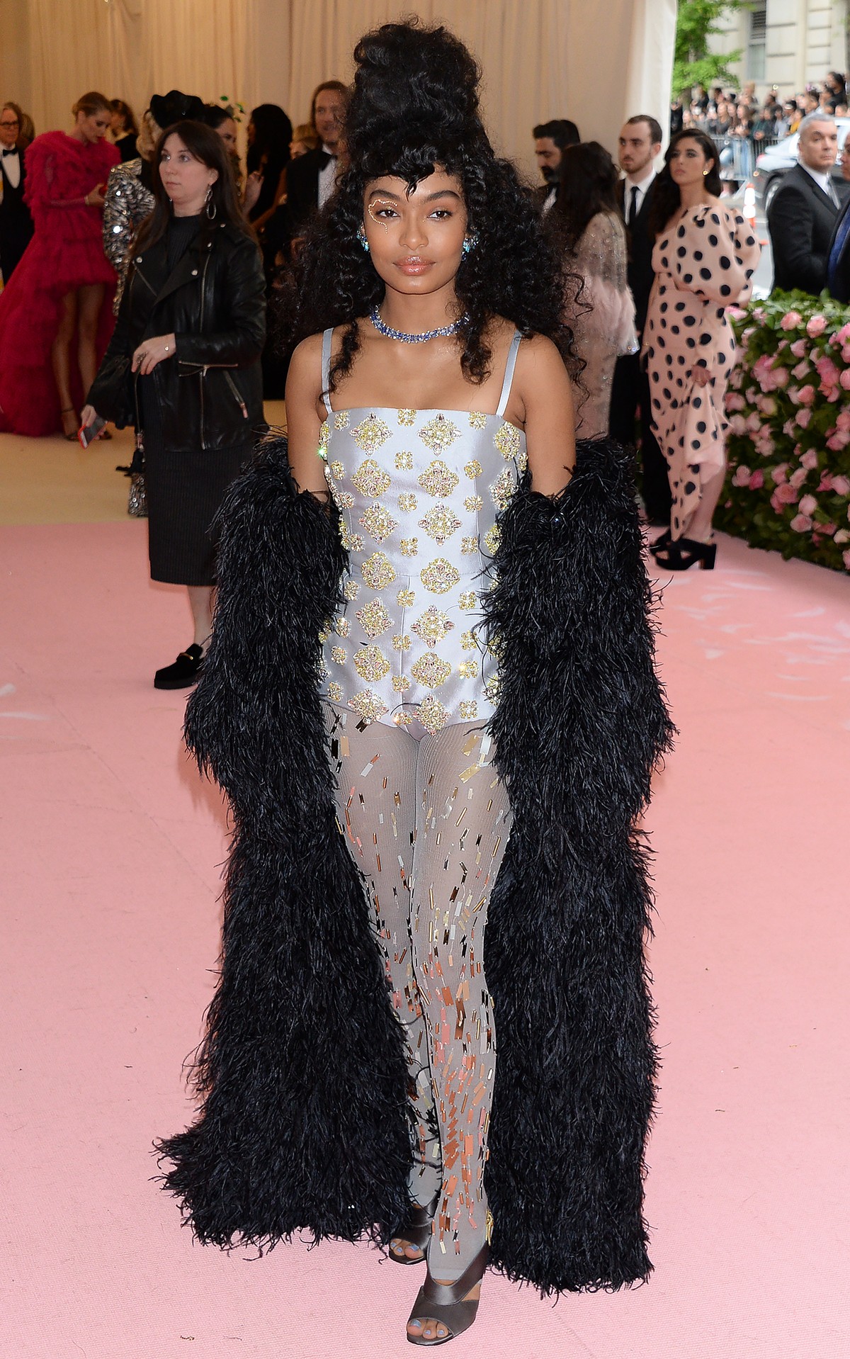 Yara Shahidi at The 2019 Met Gala celebrating Camp: Notes on Fashion in New York 2019/05/06