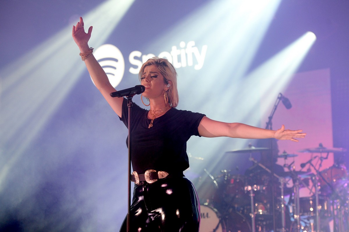 Bebe Rexha performs as Spotify Hosts with Star-Studded Cannes Lions 2019 at Spotify Beach 2019/06/19