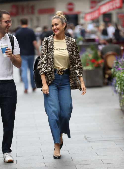 Ashley Roberts Leaves Global Radio Studios in London 2019/07/10 4