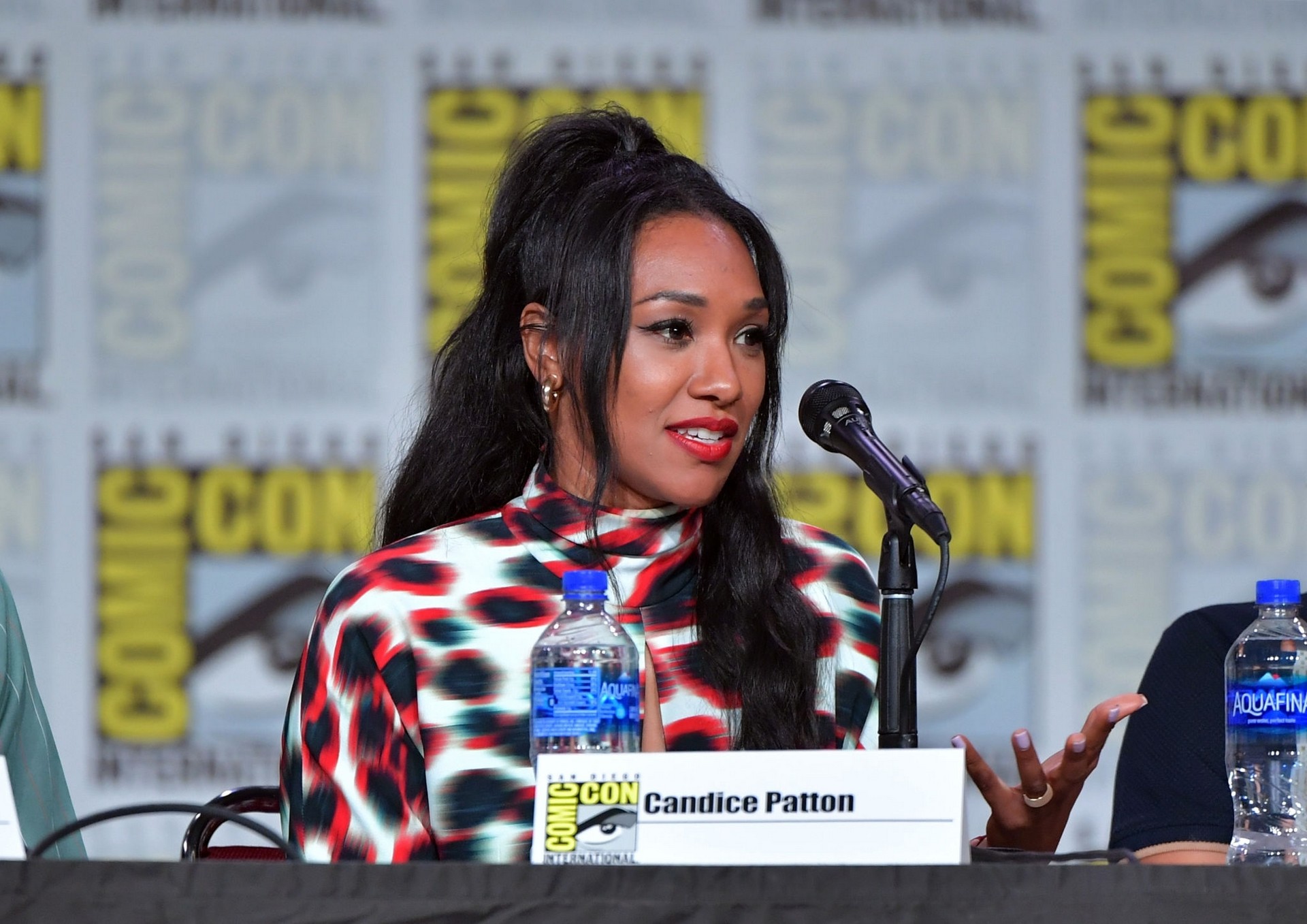 Candice Patton attends at The Flash Special Video Presentation during Comic-Con International at San Diego 2019/07/20