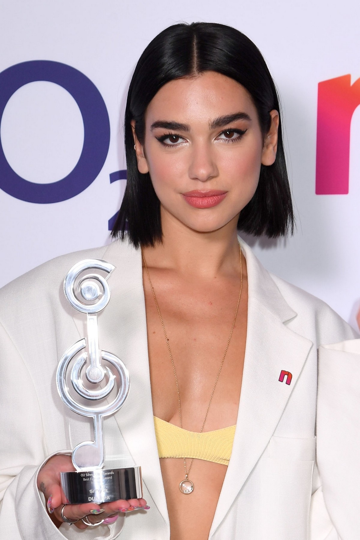 Dua Lipa wins The O2 Silver Clef Awards at the Grosvenor Hotel in London 2019/07/05