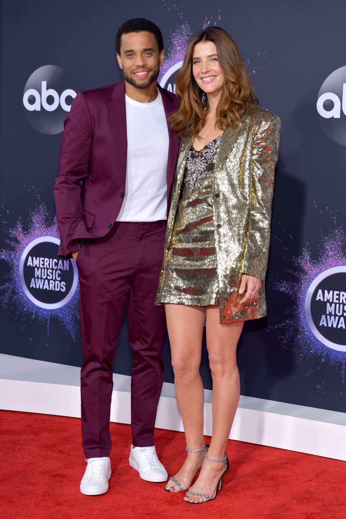 Cobie Smulders and Michael Ealy attend 2019 American Music Awards at Microsoft Theater in Los Angeles 2019/11/24