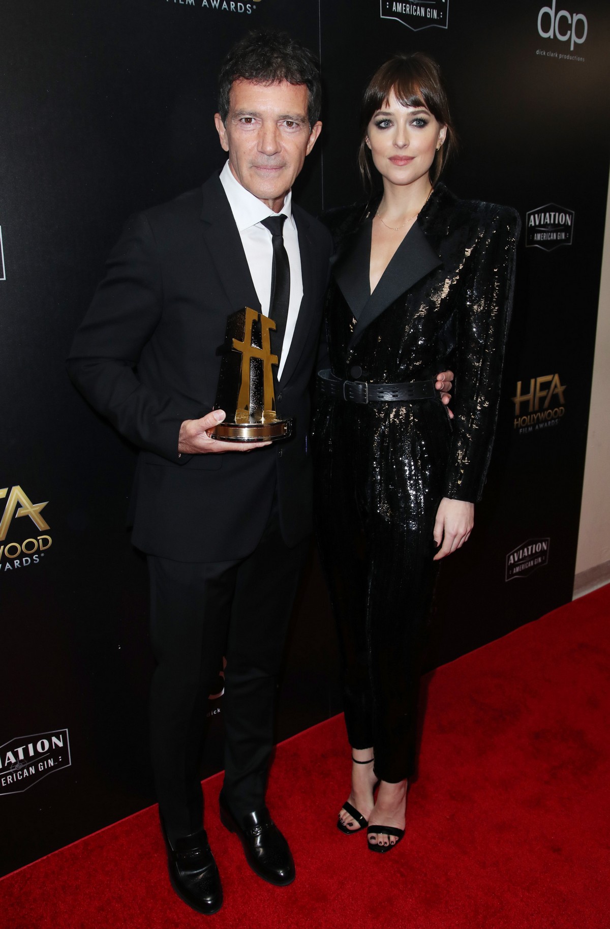 Dakota Johnson and Antonio Banderas at 23rd Annual Hollywood Film Awards in Los Angeles 2019/11/03