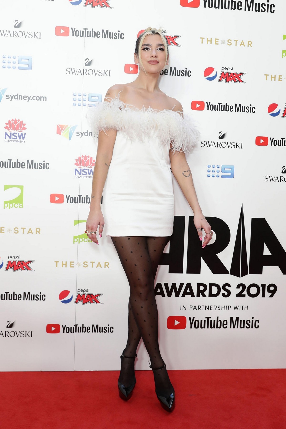 Dua Lipa attends 33rd Annual Aria Awards at the Star in Sydney, Australia 2019/11/27