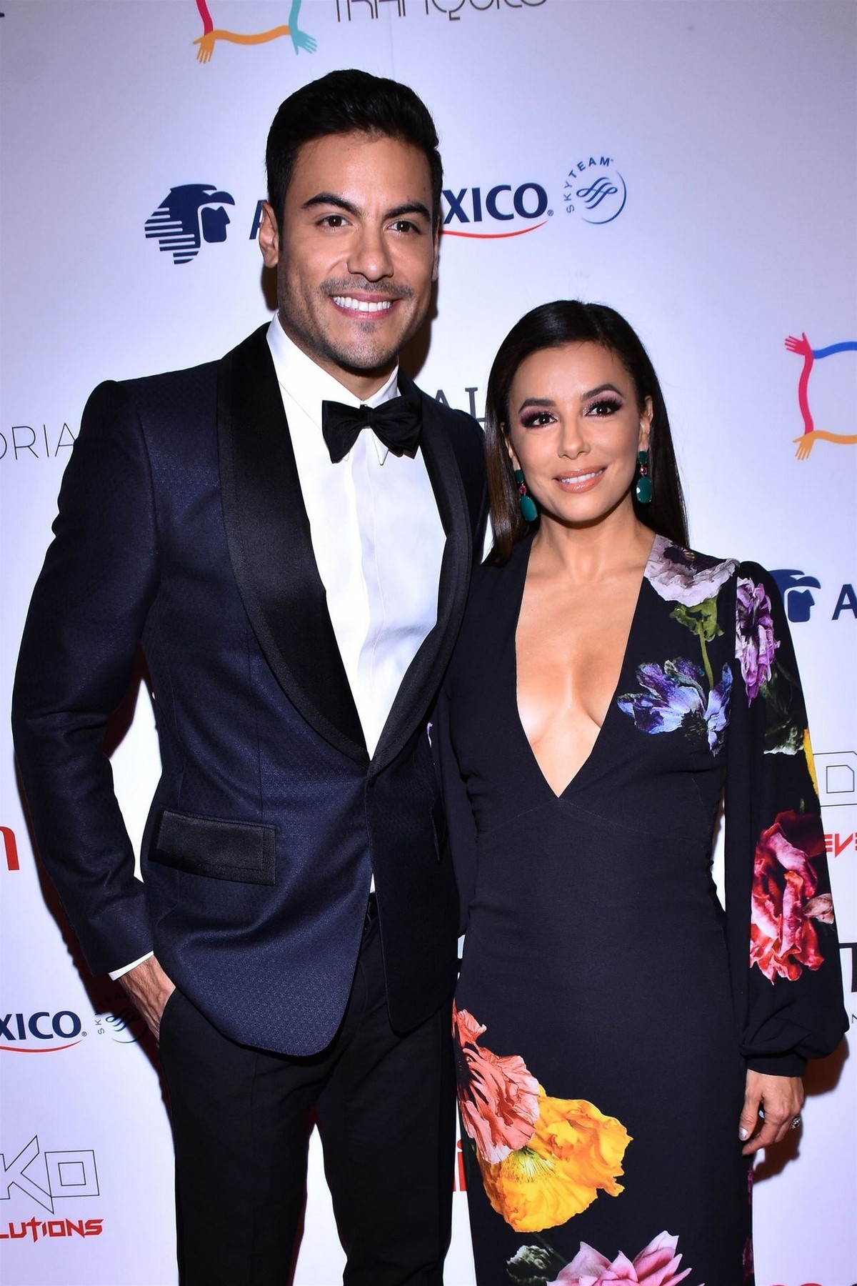 Eva Longoria and Carlos Rivera attends 5th Global Gift Foundation Gala in Mexico City 2019/11/19