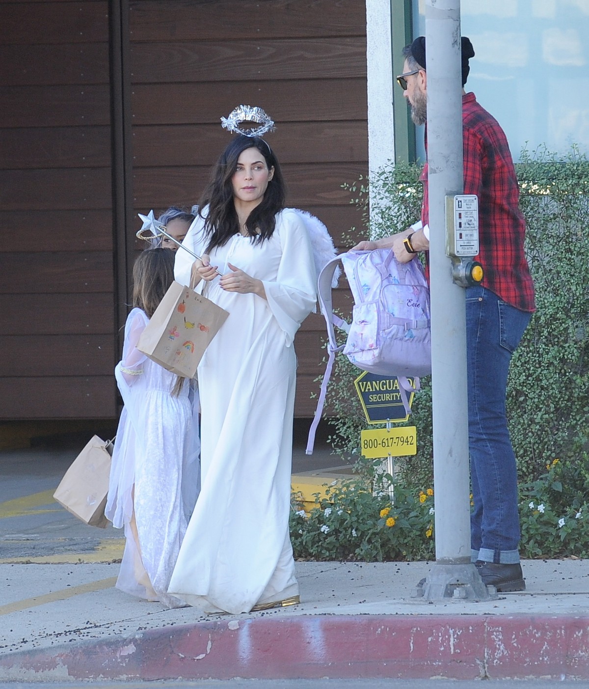 Jenna Dewan Spotted dressed as an angel in Los Angeles 10/31/2019