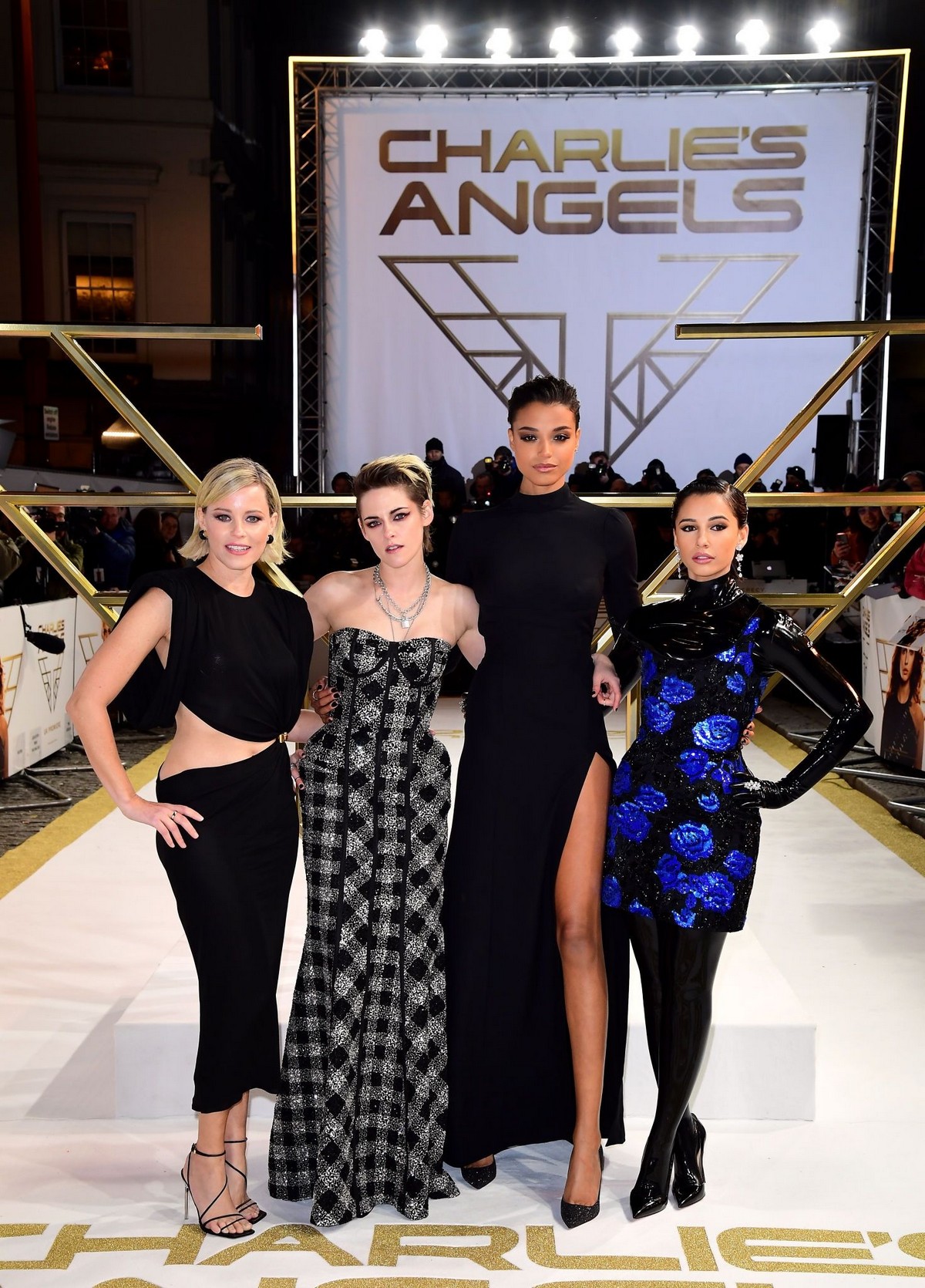 Kristen Stewart, Ella Balinska, Naomi Scott and Elizabeth Banks at "Charlie