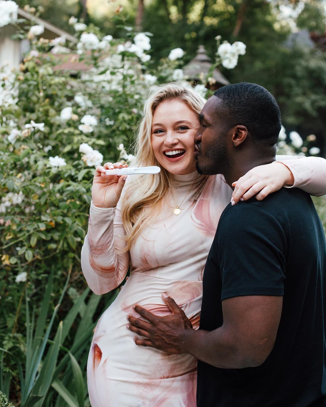 Model Iskra Lawrence is pregnant and expecting her first child with boyfriend Philip Payne