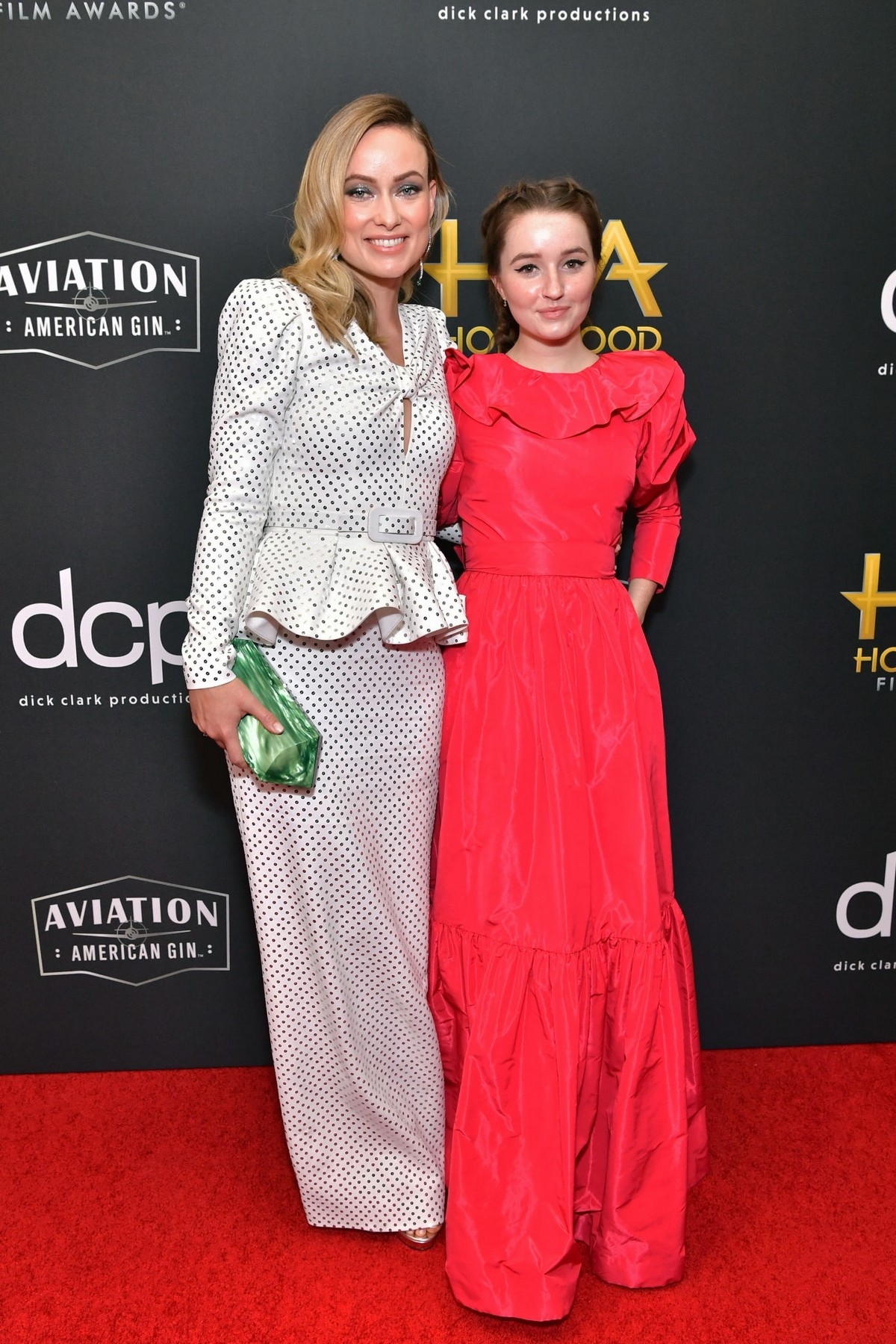 Olivia Wilde and Kaitlyn Dever at 23rd Annual Hollywood Film Awards at The Beverly Hilton Hotel in Beverly Hills 2019/11/03