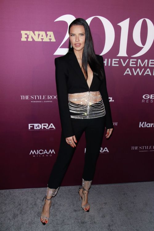 Adriana Lima at 2019 Footwear News Achievement Awards in New York City 2019/12/03 11