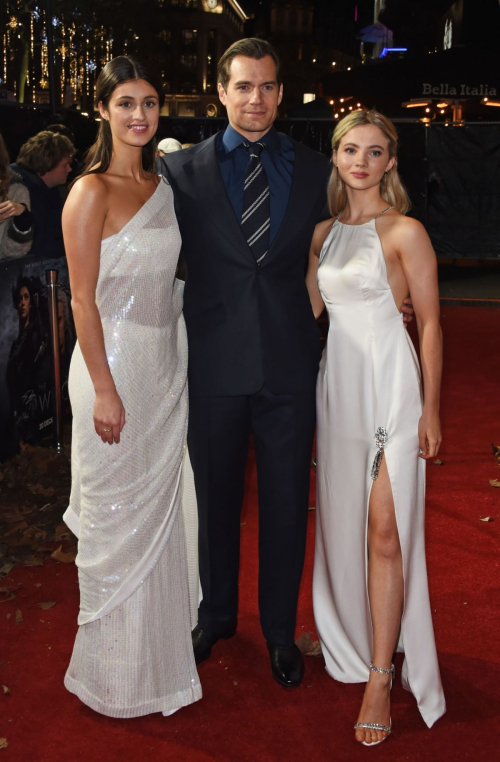 Anya Chalotra, Henry Cavill and Freya Allan attend 