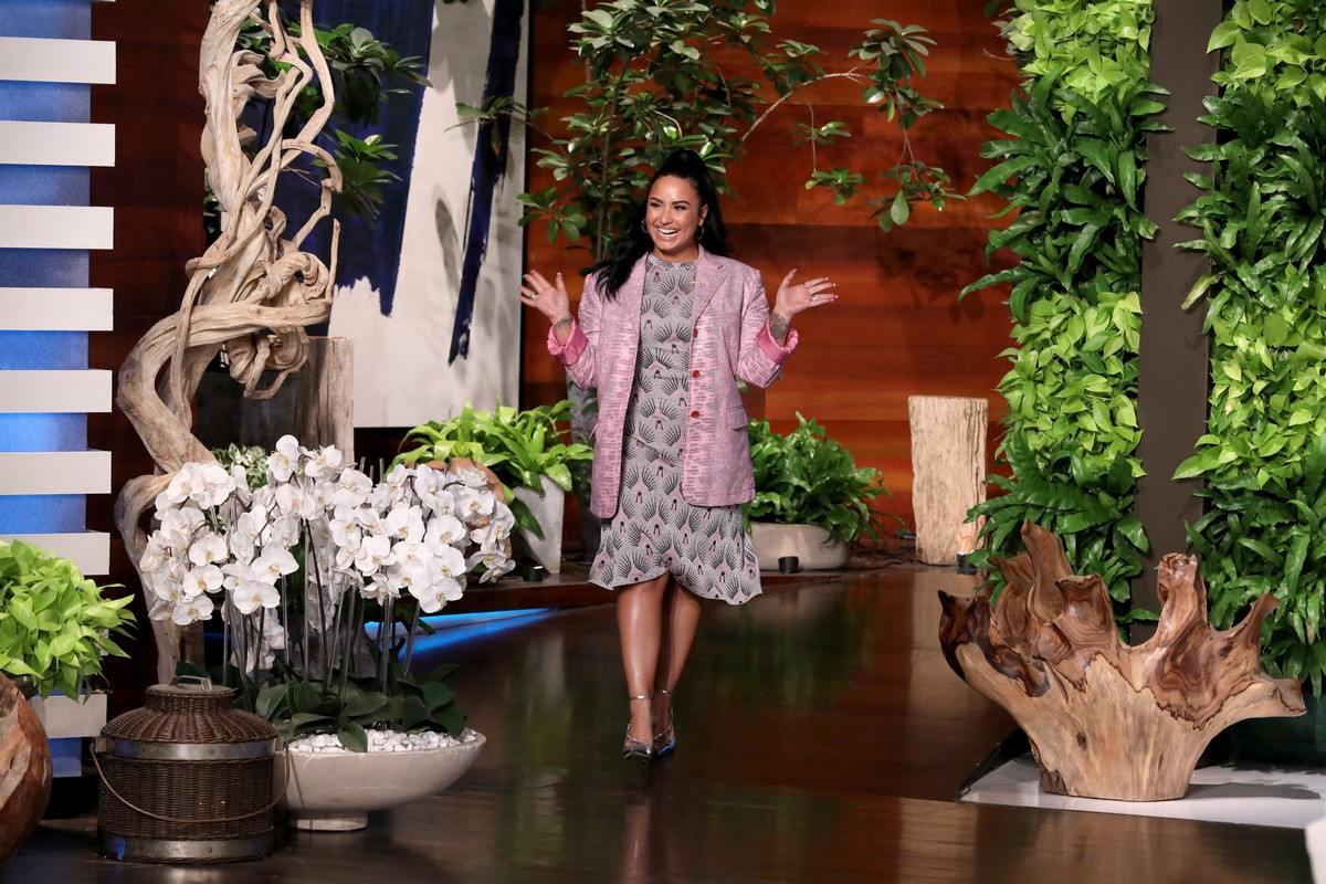 Demi Lovato attends The Ellen Degeneres Show 2020/03/05