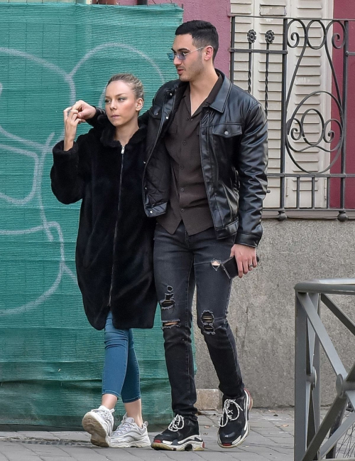 Ester Exposito with her boyfriend Alejandro Speitzer out in Madrid 2020/02/29 5