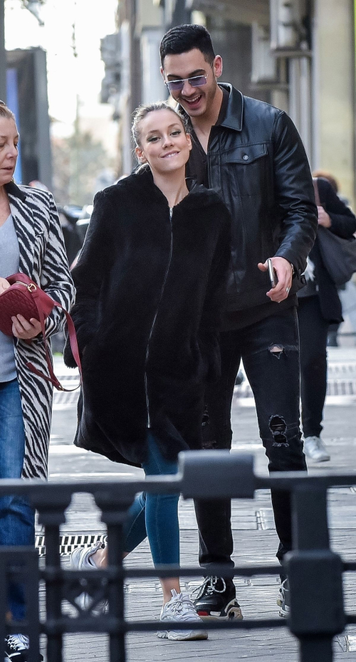 Ester Exposito with her boyfriend Alejandro Speitzer out in Madrid 2020/02/29 7