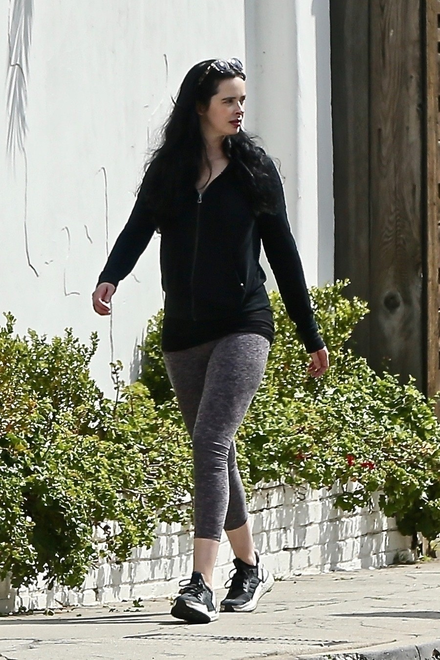 Krysten Ritter seen with family walk in Los Angeles, California 2020/03/28