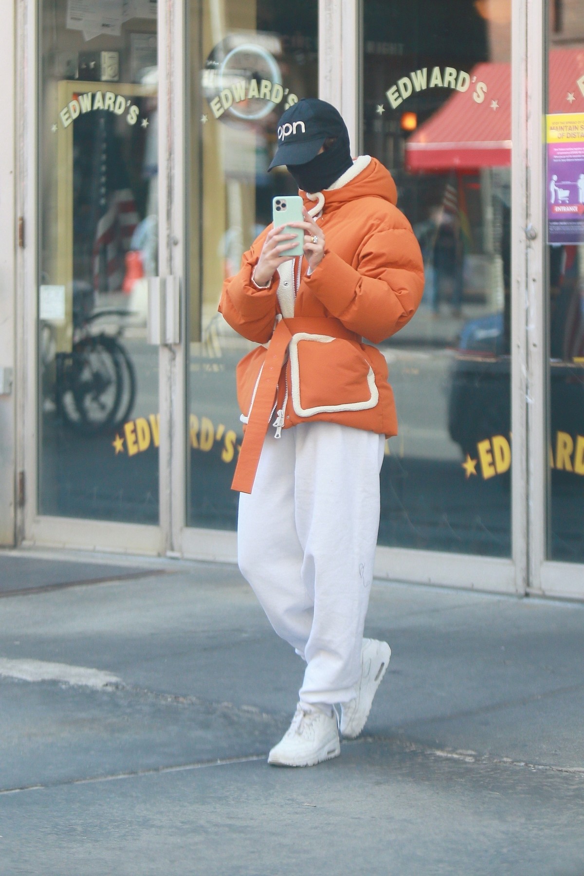 Emily Ratajkowski with her husband Sebastian Bear-McClard out and about in New York City 2020/04/04