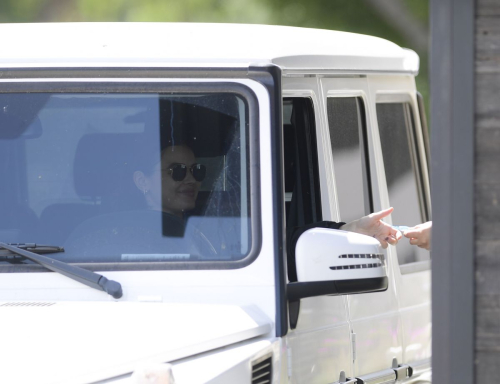 Lucy Hale goes Starbucks at the drive in Los Angeles 2020/04/04 5