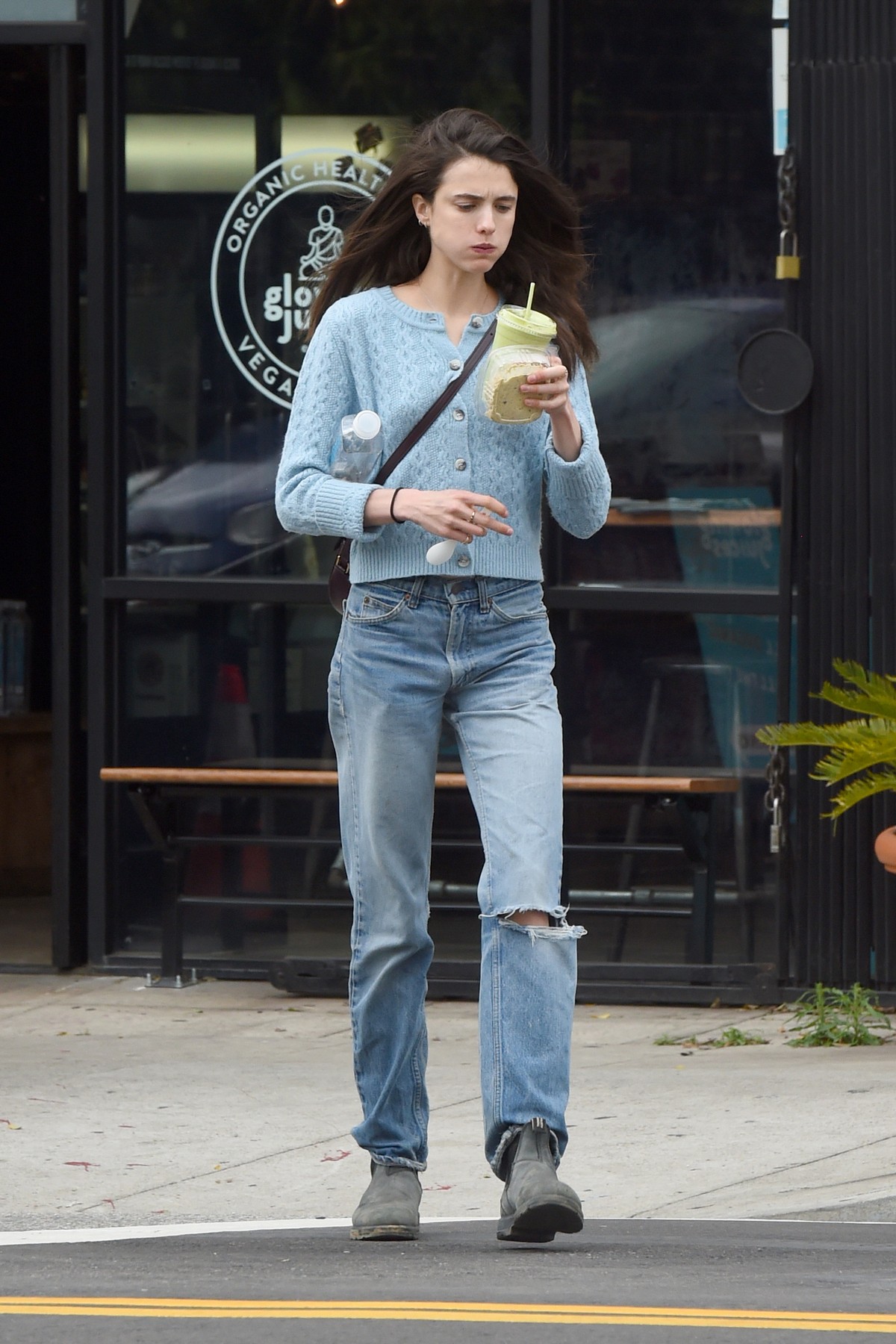 Margaret Qualley out and in Los Angeles 2020/03/16