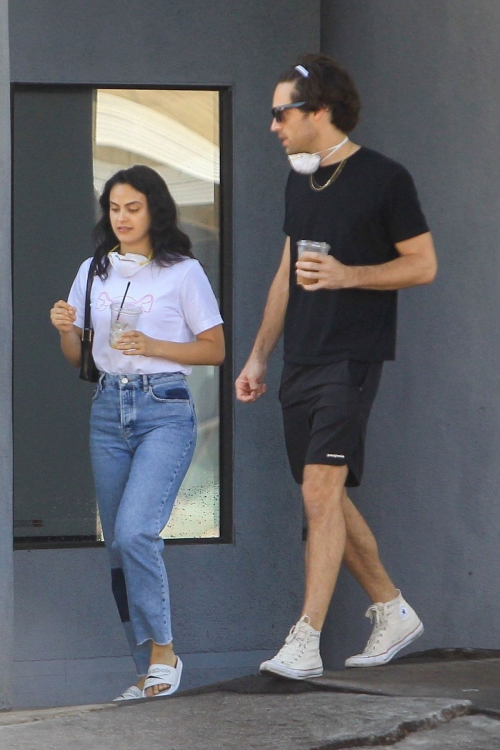 Camila Mendes with a Mystery Men during quarantine time in Los Angeles 2020/05/08 3