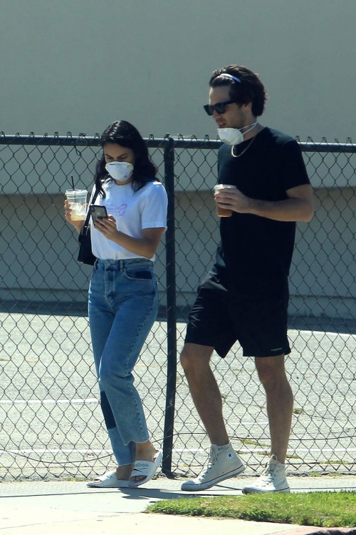 Camila Mendes with a Mystery Men during quarantine time in Los Angeles 2020/05/08 5