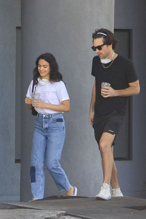 Camila Mendes with a Mystery Men during quarantine time in Los Angeles 2020/05/08 7